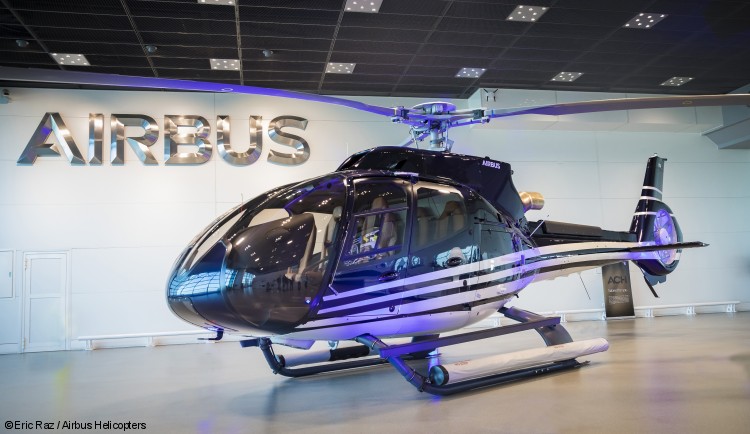 Public presentation of first ACH130 delivered since the launch of Airbus Corporate Helicopters